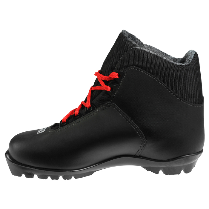 Ботинки лыжные TREK Level 2 NNN ИК, цвет чёрный, лого красный, размер 43 