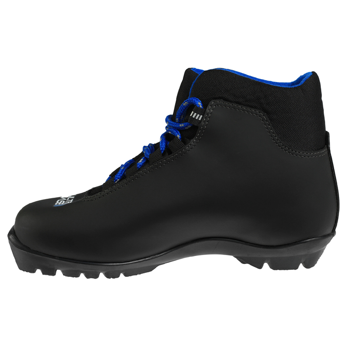 Ботинки лыжные TREK Sportiks NNN ИК, цвет чёрный, лого синий, размер 37 