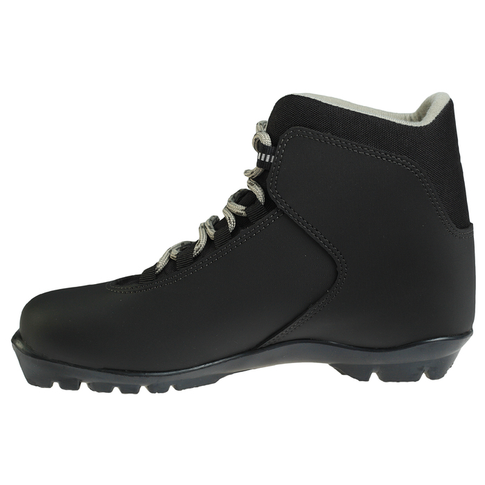 Ботинки лыжные TREK Blazzer NNN ИК, цвет чёрный, лого серый, размер 46 