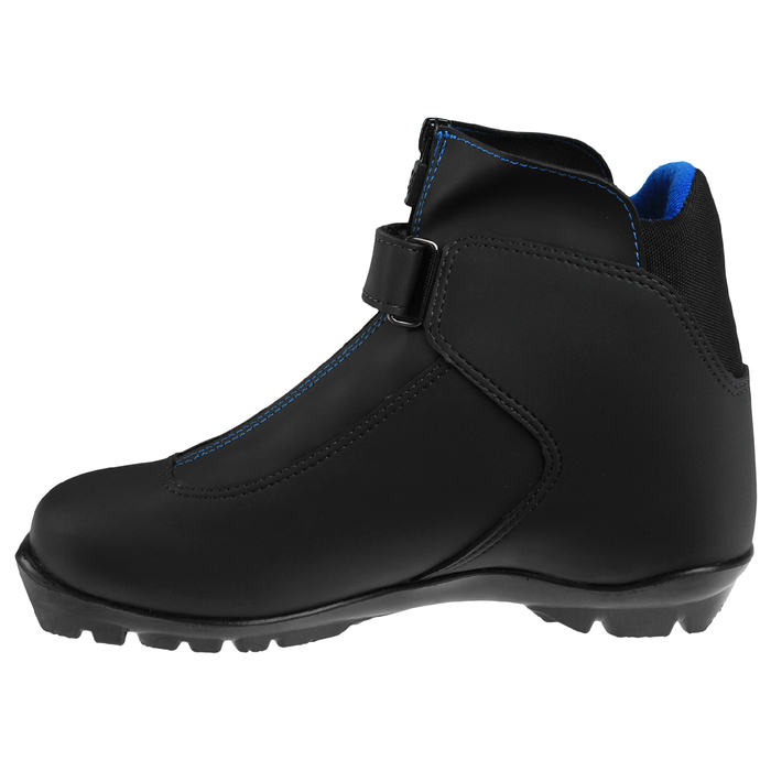 Ботинки лыжные TREK Blazzer Control 3 NNN ИК, цвет чёрный, лого синий, размер 40 