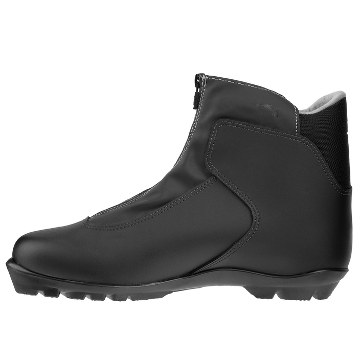 Ботинки лыжные TREK Blazzer Comfort NNN ИК, цвет чёрный, лого серый, размер 38 
