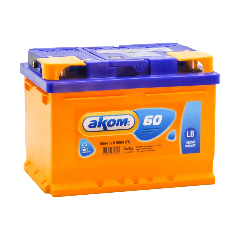 Аккумулятор Аком евро 6CT 60 Ah 590 А 