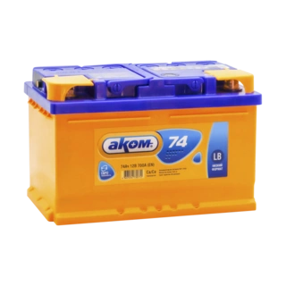 Аккумулятор Аком евро 6CT 74 Ah 700 А 