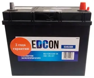 Аккумулятор Edcon 45Ah (-/+) 