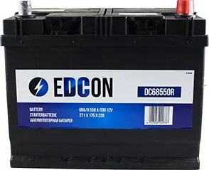 Аккумулятор Edcon DC68550R 6CT 68Ah  -/+ 