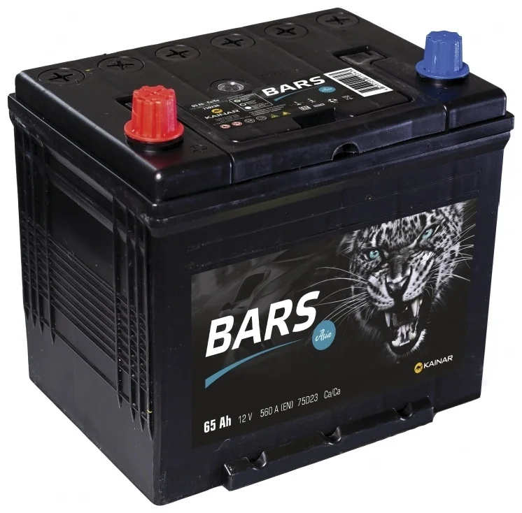 Аккумулятор Bars Asia 75D23R 65Ah (+/-) 