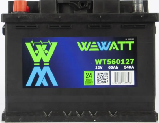 Аккумулятор Wewatt WT560127 60Ah -/+ 