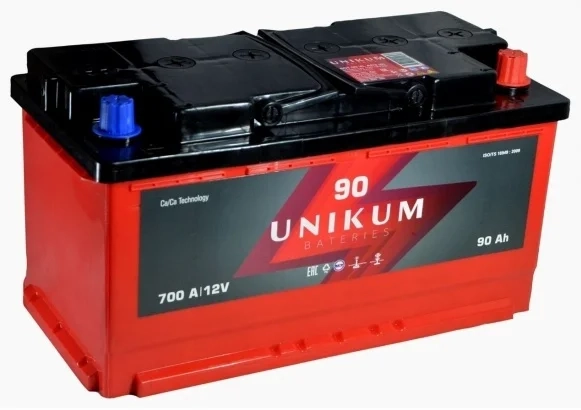 Аккумулятор Unikum 90Ah (-/+) 