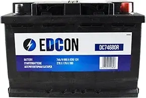 Аккумулятор Edcon DC74680R 6CT 74Ah -/+ 