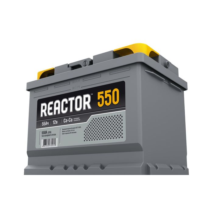 Аккумуляторная батарея REACTOR 55 А/ч - 6 СТ АПЗ, прямая полярность 