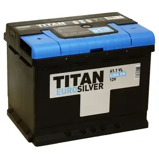Аккумуляторная батарея Titan Euro Silver 61 Ач(+-)