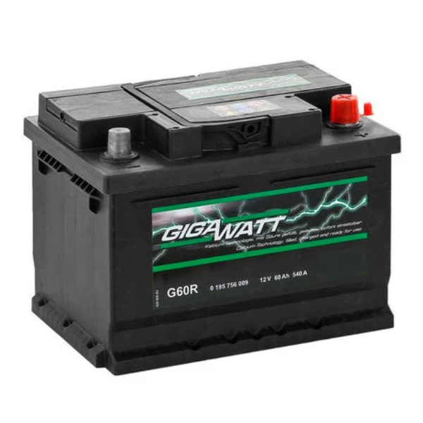 Аккумулятор Gigawatt 60Ah "-  +" (560409)