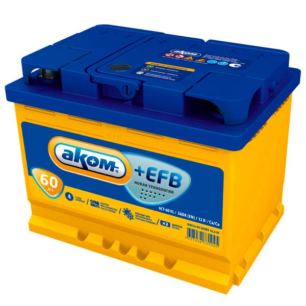 Аккумулятор Аком 60 Ah L