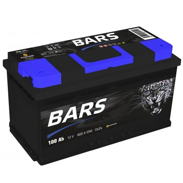 Аккумулятор Барс 6СТ-100Ah -/+