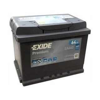 Аккумулятор автомобильный Exide EA 640 64 Ач (- +) 