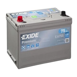 Аккумулятор автомобильный Exide EA 755 75 Ач (+ -) 