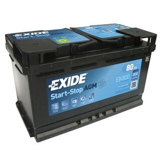 Аккумулятор автомобильный Exide EK 800 80 Ач (- +) 