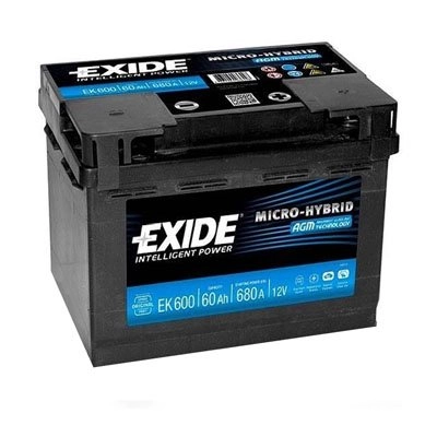 Аккумулятор автомобильный Exide EK 600 60 Ач (- +) 