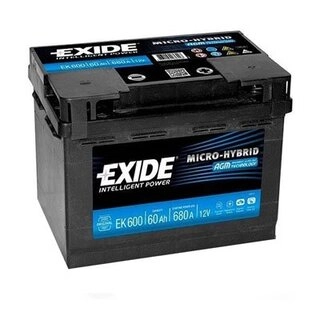 Аккумулятор автомобильный Exide EK 600 60 Ач (- +) 