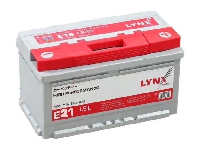 Аккумулятор Lynxauto E21 L5L 353x175x190 мм 110Ah +/- 