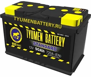 Аккумулятор Тюмень Standart 90Ah (+/-) 