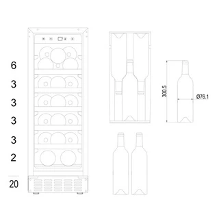 Винный шкаф Hansa FWC30201B