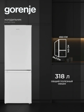 Холодильник Gorenje RK14FPW4 - фото 2