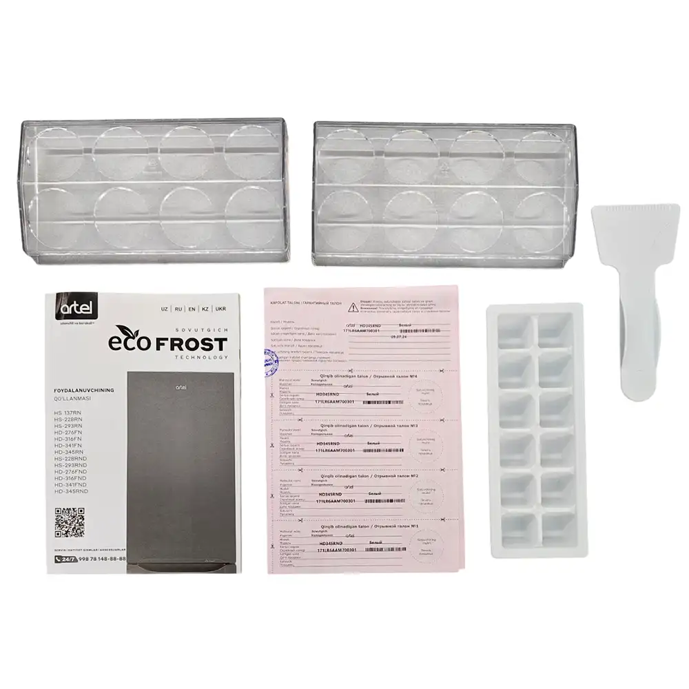 Холодильник Artel HD345RND Black Mat - фото 4