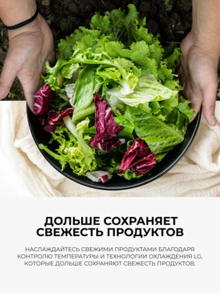 Холодильник LG GC-B257KMHW - фото 5