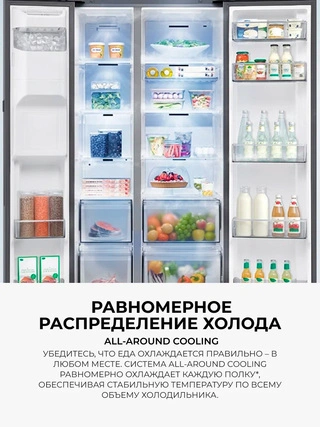 Samsung тоңазытқышы RS80F65M1WWT