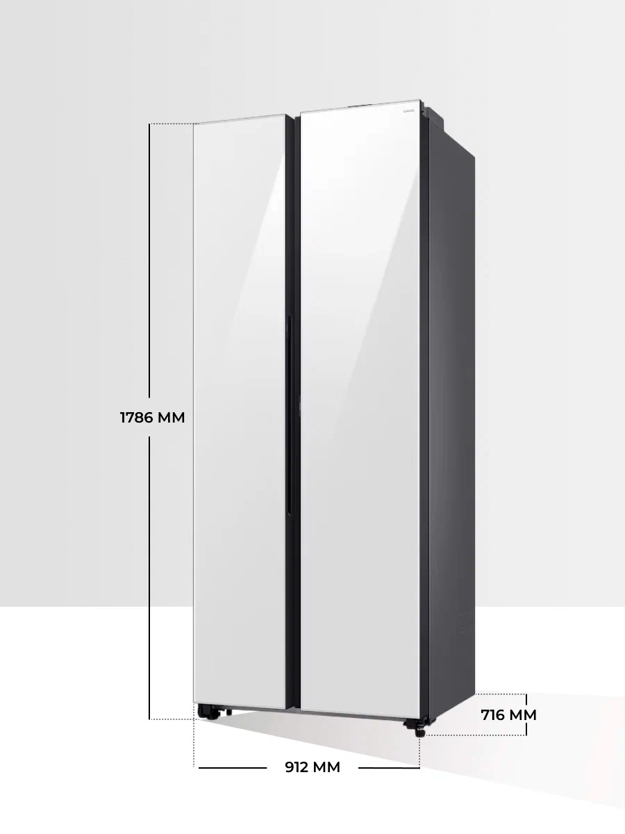 Samsung тоңазытқышы RS80F65M1WWT - фото 14