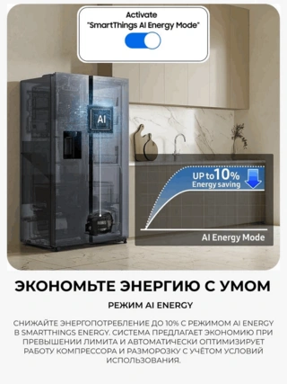 Холодильник Samsung RS80F65J1FWT