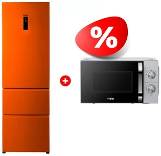 Жиынтық Haier тоңазытқышы A2F635COMV + Haier микротолқынды пеші HMB-MM208SA 