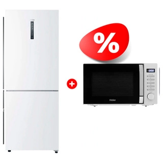 Жиынтық Haier тоңазытқышы C4F744CWG + Микроволновая печь Haier HMB-DG208SA TD0045262 