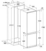 Встраеваемый холодильник Hotpoint-Ariston BCB 31 AA E - фото 2