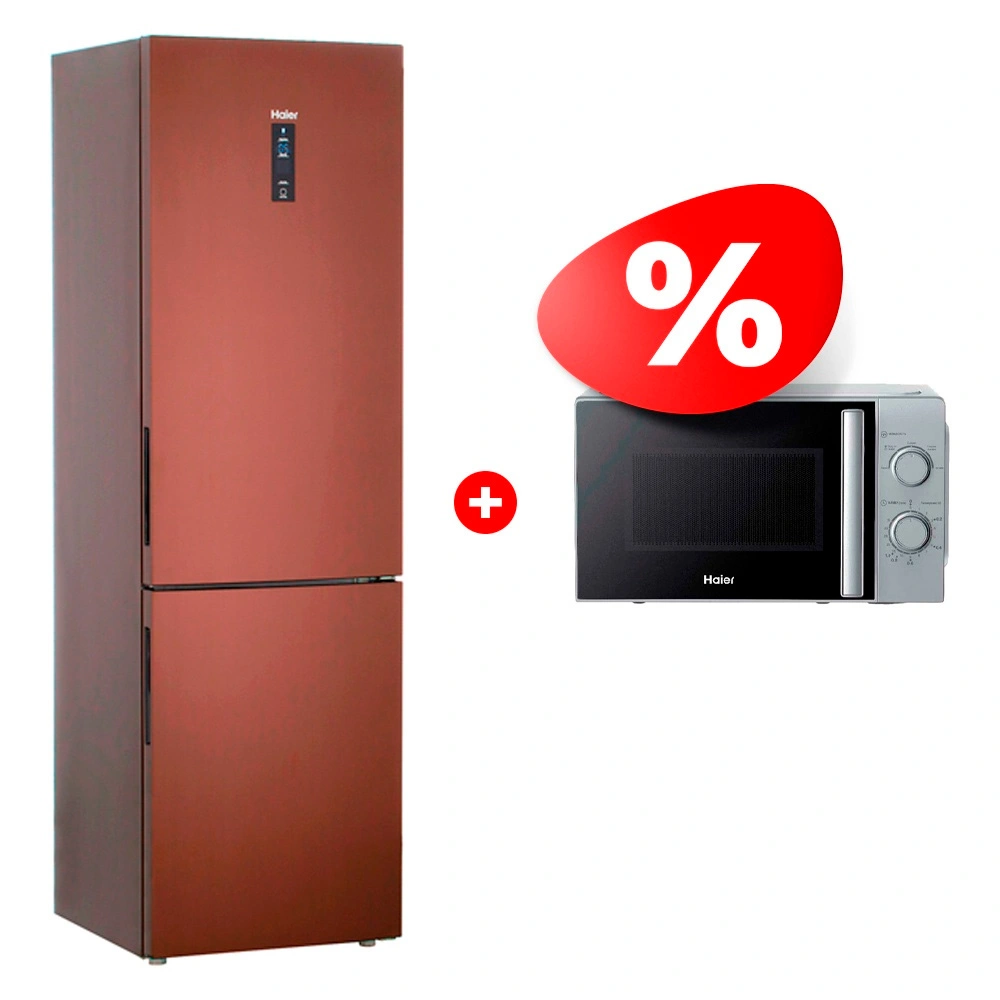 Комплект Холодильник Haier C2F737CLBG + СВЧ-печь Haier HMB-MM207SA 