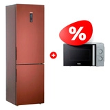 Комплект Холодильник Haier C2F737CLBG + СВЧ-печь Haier HMB-MM207SA 