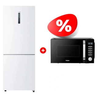 Комплект Холодильник Haier C4F744CWG + Микроволновая печь Haier HMB-DG208BA TD0045261 