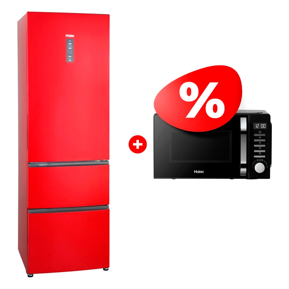 Комплект Холодильник Haier A2F635CRMV + СВЧ-печь Haier HMB-DM208BA 
