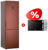 Комплект Холодильник Haier C2F737CLBG + СВЧ-печь Haier HMB-MM208SA 