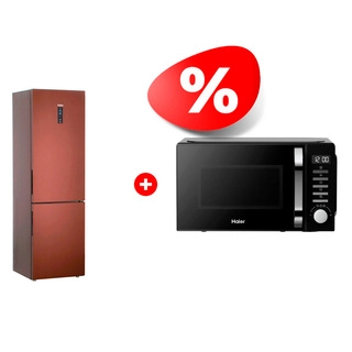 Жиынтық Haier тоңазытқышы C2F737CLBG + Haier микротолқынды пеші HMB-DM208BA 