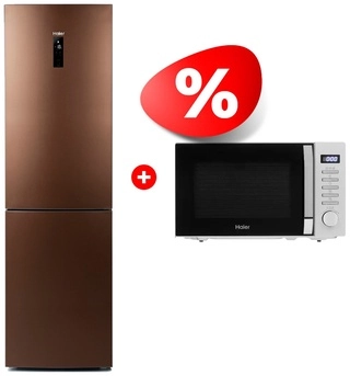 Жиынтық Haier тоңазытқышы C2F737CLBG + Микроволновая печь Haier HMB-DG208SA TD0045262 