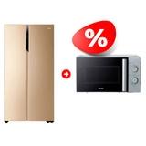 Комплект Холодильник Haier HRF-541DG7RU + СВЧ-печь Haier HMB-MM207SA 