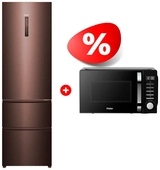 Комплект Холодильник Haier A4F739CLBGU1 + СВЧ-печь Haier HMB-DM208BA 