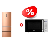 Жиынтық Haier тоңазытқышы A4F742CGG + Микроволновая печь Haier HMB-DG208SA TD0045262 