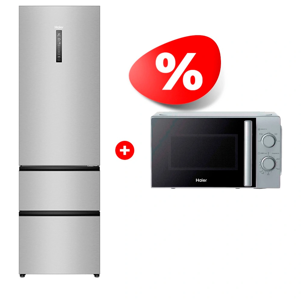 Жиынтық Haier тоңазытқышы A4F639CXMVU1 + Haier микротолқынды пеші HMB-MM207SA 