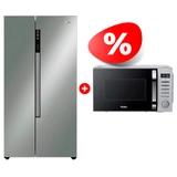 Комплект Холодильник Haier HRF-522DS6RU + Микроволновая печь Haier HMB-DM208SA 