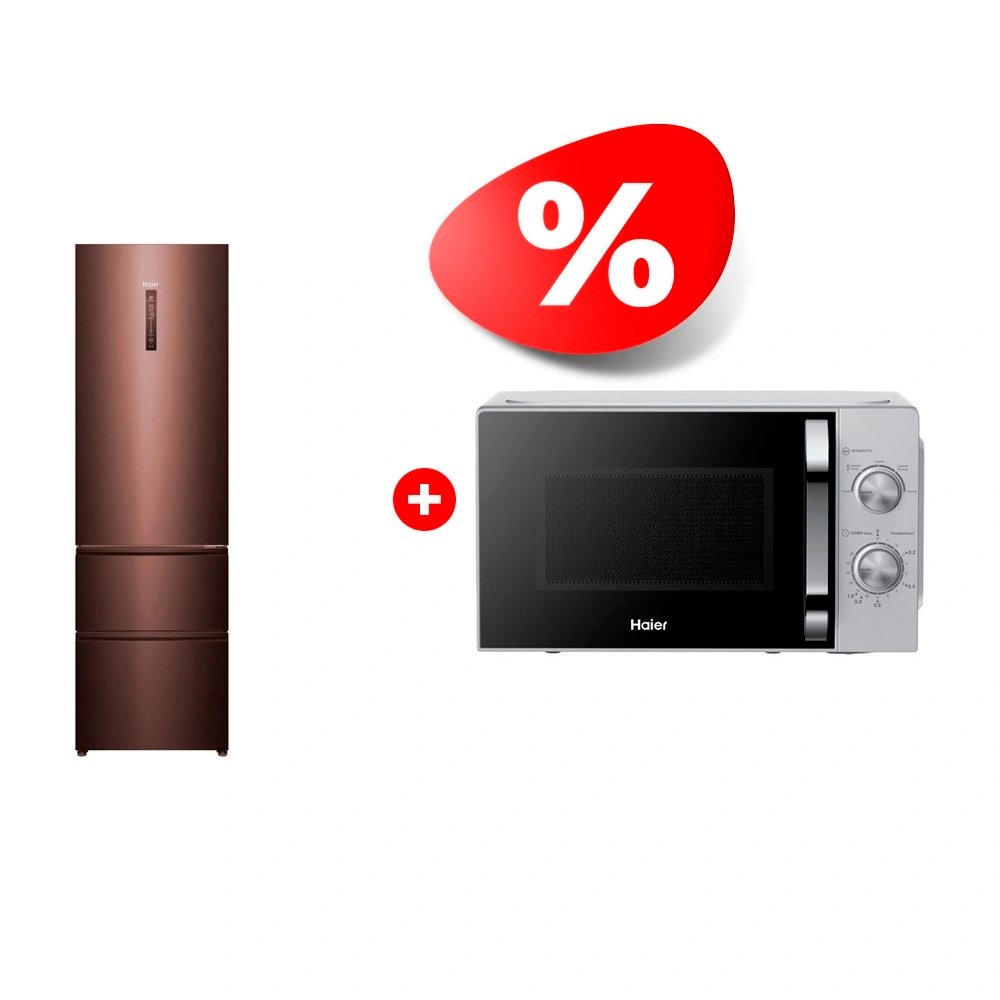 Комплект Холодильник Haier A4F739CLBGU1 + СВЧ-печь Haier HMB-MM208SA 