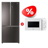 Комплект Холодильник Haier HTF-508DGS7RU + СВЧ-печь Haier HMB-MM207WA 