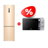 Жиынтық Haier тоңазытқышы C4F640CGGU1 + Haier микротолқынды пеші HMB-MM208SA 